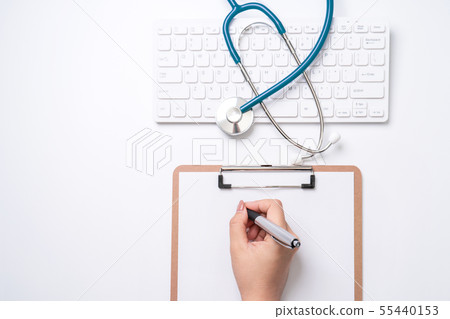 Doctor stethoscope medical top view doctor flatlay stethoscope medical doctor Doctor stethoscope medical top view doctor flatlay stethoscope medical doctor 55440153