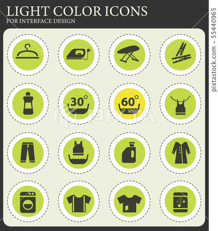 laundry icon set laundry icon set 55440965
