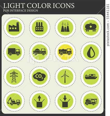 Industrial simply icons 55441181