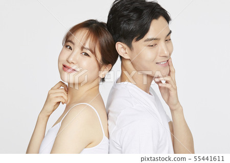 Men and women beauty 55441611