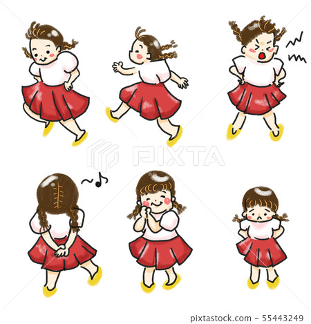 Girls illustration 55443249