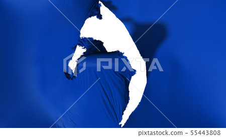 Damaged Deep blue color flag 55443808
