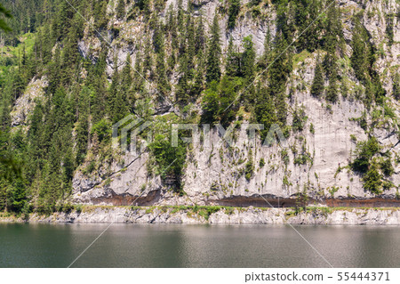 Laserer alpin via ferrata over Vorderer Gosausee Laserer alpin via ferrata over Vorderer Gosausee 55444371