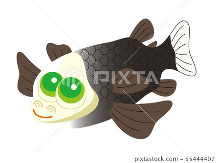 Demenigis深海魚字符例證 Demenigis深海魚字符例證 55444407