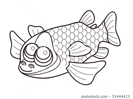 Demenigis深水魚字符著色例證 Demenigis深水魚字符著色例證 55444413