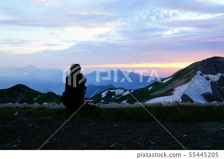 從白馬Sanso的日落視圖 55445205