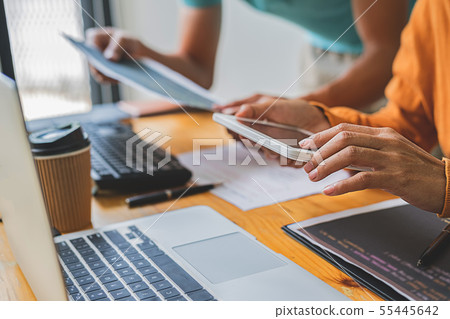 Programmer working in a software development and 55445642