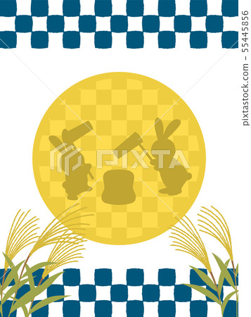 Fifteen-night rabbit watching the moon 55445856