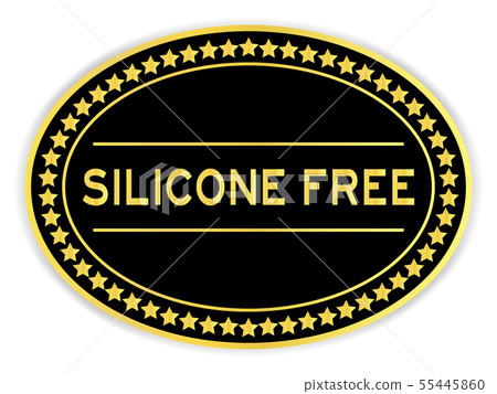Black and gold color sticker in word silicone free Black and gold color sticker in word silicone free 55445860
