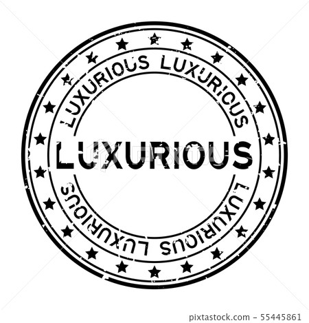 Grunge black luxurious word square rubber stamp Grunge black luxurious word square rubber stamp 55445861