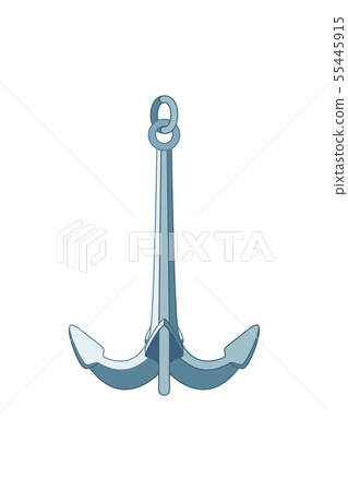 vector flat outline sea icon Anchor 55445915