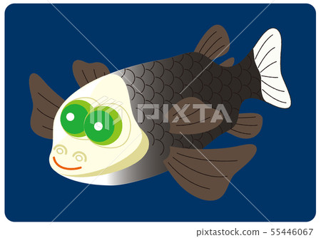 Demenigis Deep sea fish character illustration Demenigis Deep sea fish character illustration 55446067