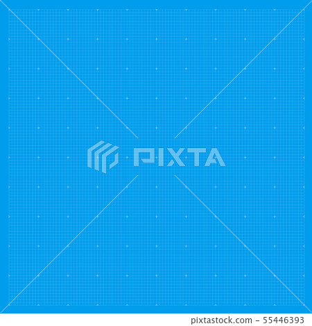 Blueprint background grid. Blue paper graph metric pattern. Blueprint drawing texture 55446393