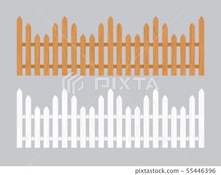 Wooden fence illustration. Farm wood wall yard, cartoon garden. Timber gate background pattern Wooden fence illustration. Farm wood wall yard, cartoon garden. Timber gate background pattern 55446396