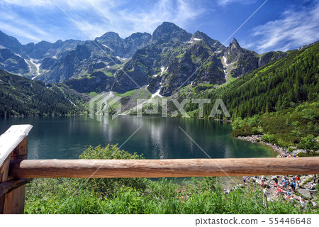 mountain lake in Tatras, Poland, Europe 55446648