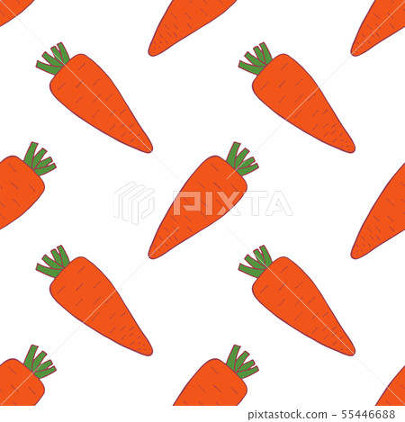 Carrot seamless pattern 55446688