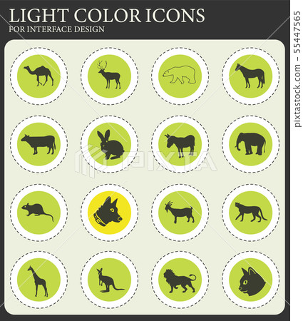mammals icon set mammals icon set 55447565