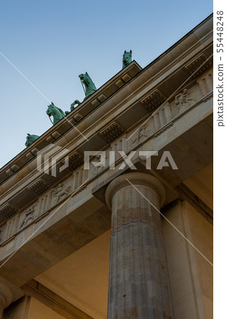 The Brandenburg Gate in Berlin 55448248