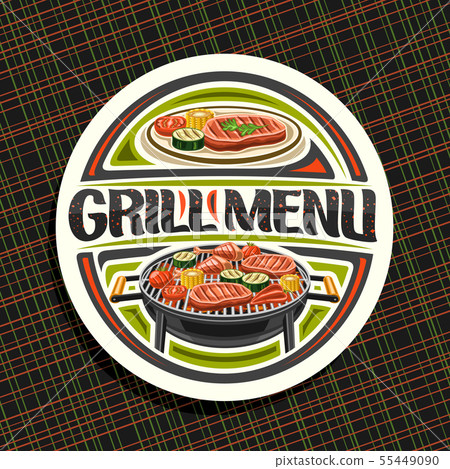 Vector logo for Grill Menu Vector logo for Grill Menu 55449090