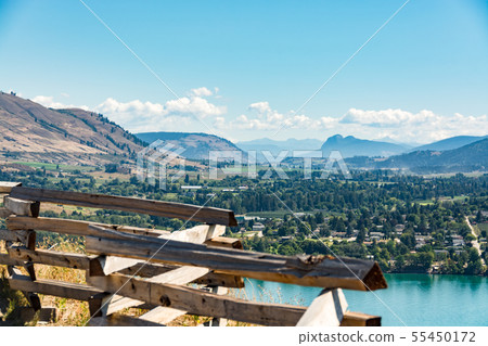Great scenery with view on Kalamalka lake and Great scenery with view on Kalamalka lake and 55450172