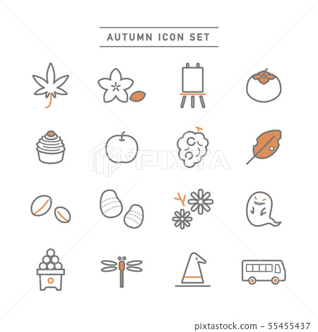 autumn, autumnal, icon 55455437