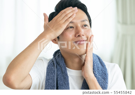 Skincare young men men's beauty treatment whitening 55455842