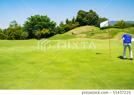 高爾夫球場果嶺別針標誌 55457220