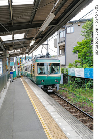 Enoden 500 that departs Yuigahama Enoden 500 that departs Yuigahama 55457305