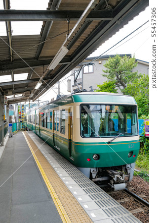 Enoden 500 that departs Yuigahama Enoden 500 that departs Yuigahama 55457306
