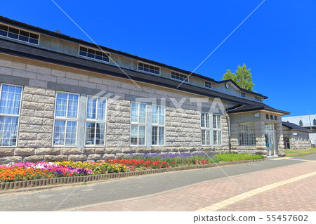 [北海道]天氣好的美瑛車站大樓 55457602