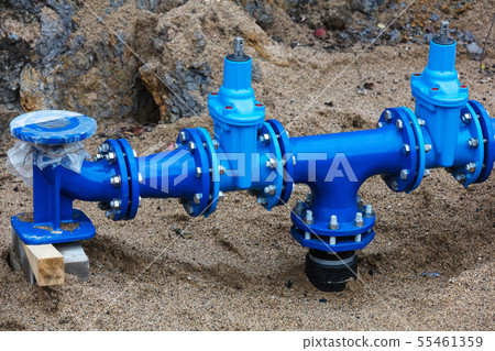 construction of new water supply system 55461359