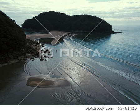 白濱海灘的鳥瞰圖海駐地的Toyocho 55461429