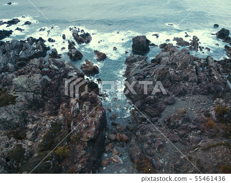 從天空的鳥瞰圖在室戶上 從天空的鳥瞰圖在室戶上 55461436