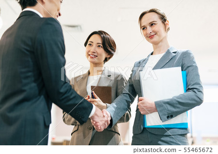 Business negotiation handshake global Business negotiation handshake global 55465672