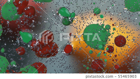 Abstract psychedelic background. Ink in a multicolored liquid Abstract psychedelic background. Ink in a multicolored liquid 55465903