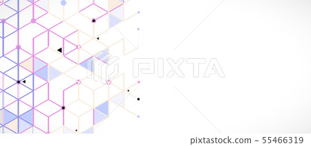 Abstract hexagon background. Technology poligonal Abstract hexagon background. Technology poligonal 55466319