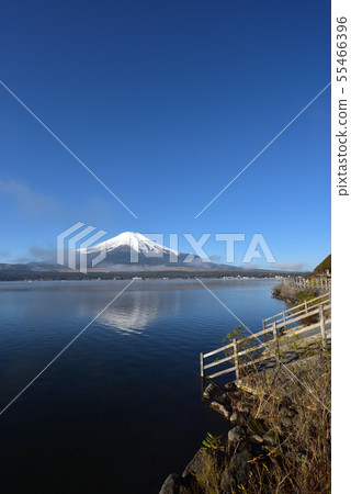 富士山，清晨，山中湖 55466396