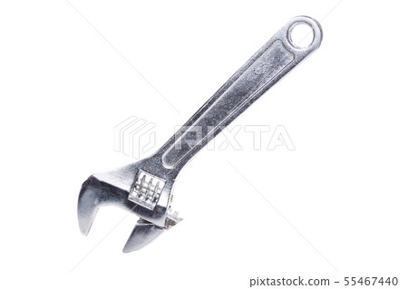 Photo of adjustable wrench close-up 55467440