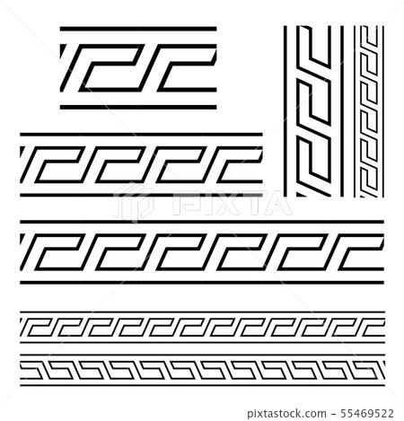 Greek key. Typical egyptian, assyrian and greek Greek key. Typical egyptian, assyrian and greek 55469522