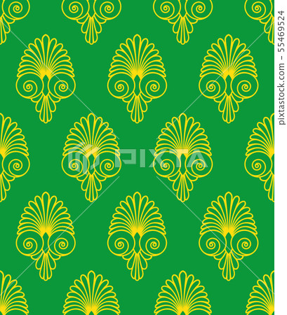 Ancient swirl greek seamless ornament pattern, Ancient swirl greek seamless ornament pattern, 55469524