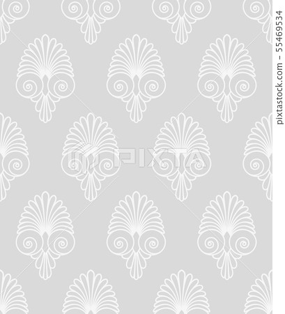 Ancient swirl greek seamless ornament pattern, 55469534