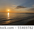 Sunset over the sea 55469782
