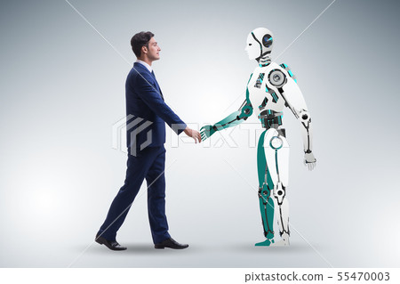 Concept of cooperation between humans and robots Concept of cooperation between humans and robots 55470003