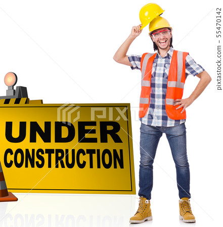 Concept of under construction for your webpage 55470142