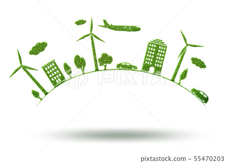 Concept of environmental protection - 3d rendering Concept of environmental protection - 3d rendering 55470203