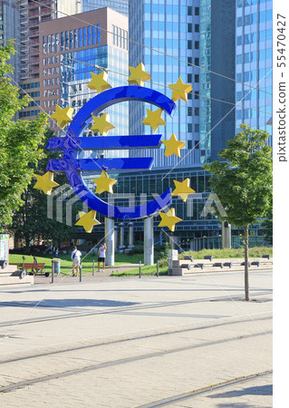 Objects of Euro _ Frankfurt _ Central Bank of Europe 55470427