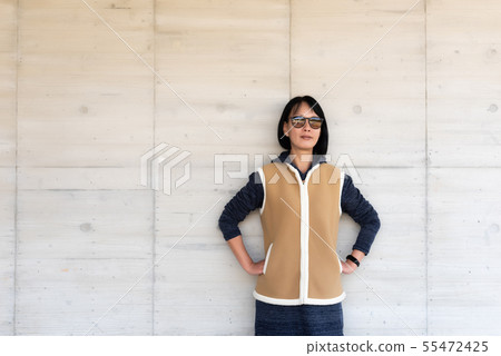 portrait of Asian mature beauty 55472425