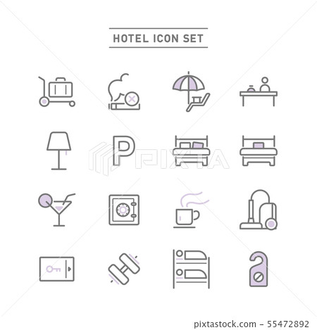hotel, hotels, icon 55472892