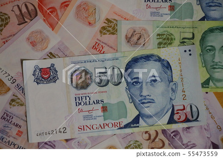 Singapore dollar currency 55473559