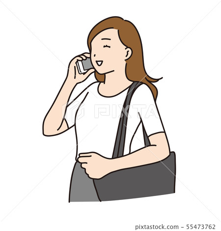 Woman phone smartphone business Woman phone smartphone business 55473762